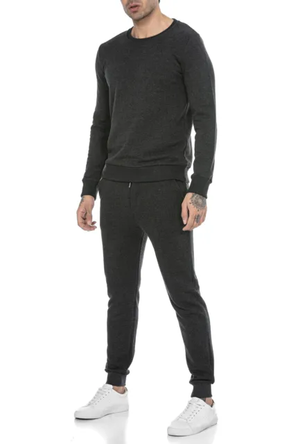 Redbridge Mens Jogginganzug Sportivo Suit Set Sweatshirt Pantaloni Premium Base