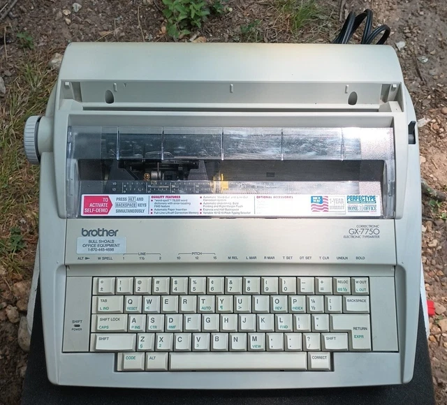 Brother Correctronic GX-7750 Electronic Typewriter TESTED WORKS GREAT !