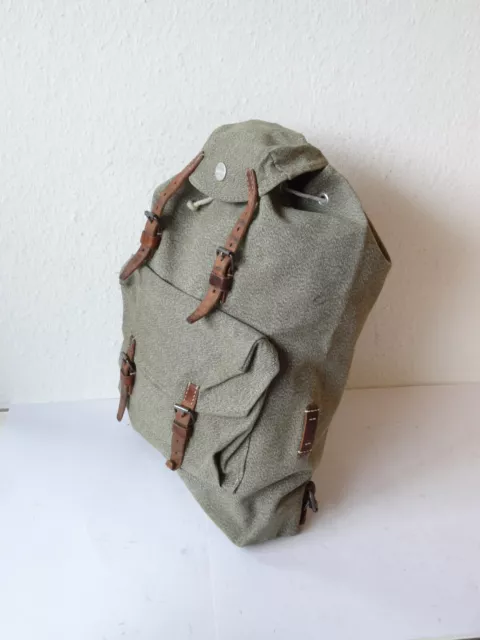 Swiss Army Military Additional Backpack Rucksack Effektensack Canvas Salt Pepper