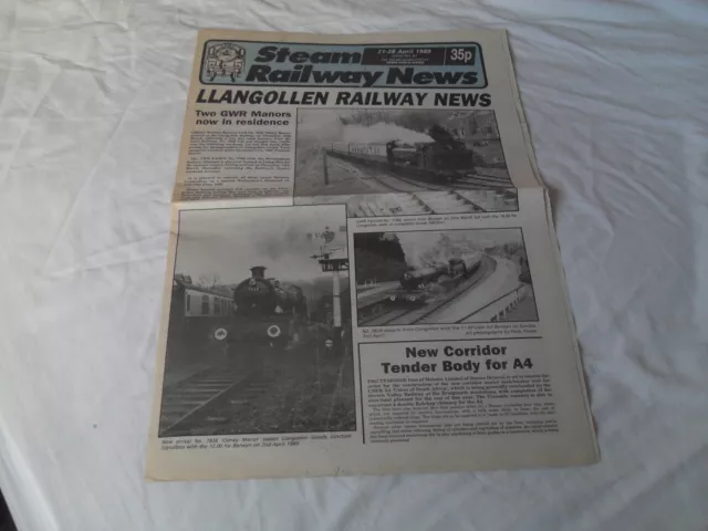 STEAM RAILWAY NEWS - Issue 61 21-28 April 1989 LLANGOLLEN Railway News