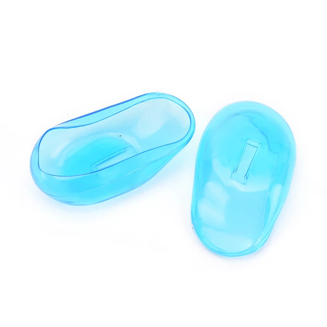 2 PIEZAS Práctico Viaje Color Cabello Duchas Agua Champú Protector de Oídos Cov ZR
