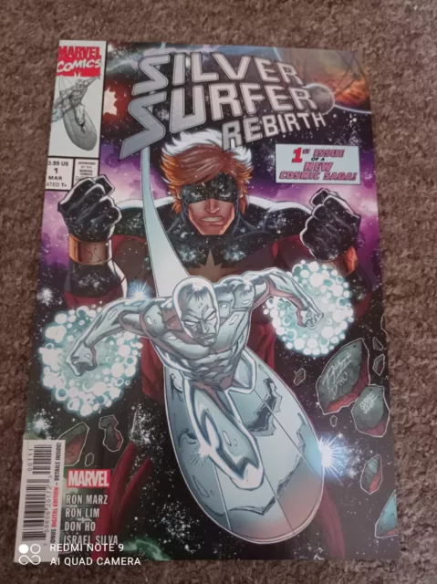 Silver Surfer Rebirth #1 First Print Key Issue Marvel Comics Unread 2022