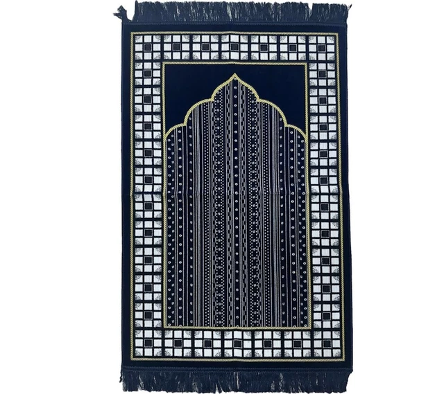 PRAYER RUG ISLAMIC Salah Mat Turkish Muslim Namaz Janamaz Sajadah Soft