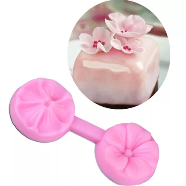 flower petal silicone fondant cake chocolate decorating baking mould mold toO-wy