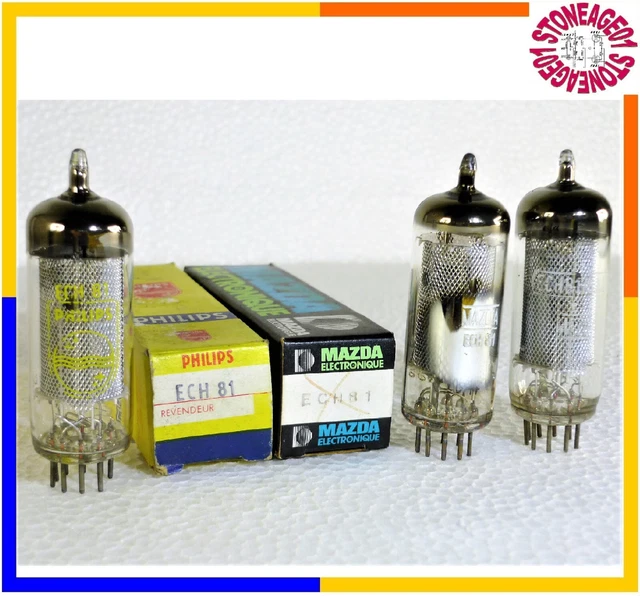 Tube électronique Vintage UBF89 (WD119) Philips/Mazda - Neuf Ancien Stock (NOS) Testé