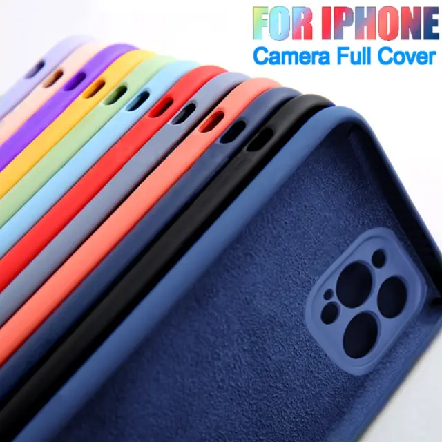 Shockproof Liquid Silicone Case Cover For iPhone 15 14 Pro Max 13 12 11 XR XS 8