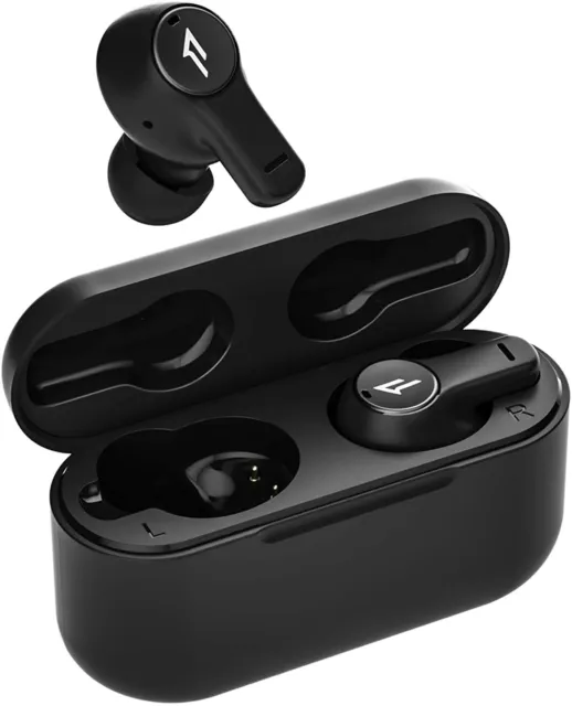 Ecouteur Bluetooth Sans Fil Oreillette Sport Etanche Controle Tactile Micro Noir