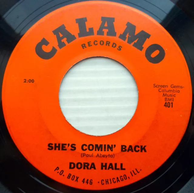 Dora Hall Ado Rock-N-Roll Calamo 45 Plus Qu ' Assez Bad B/W SHE'S Comin Back 2