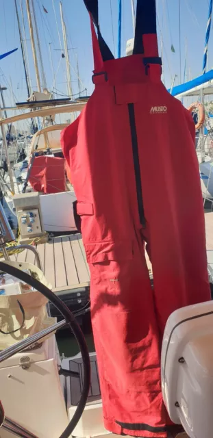 Salopette cerata da barca MUSTO come nuovo tg. XL