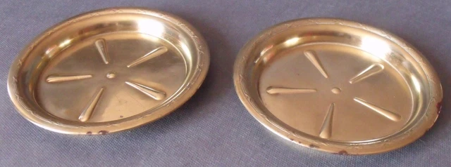 Dessous-de-plat Ancien En Laiton – Début XXe (Art Nouveau) – Très Décoratif, Fait Main, France