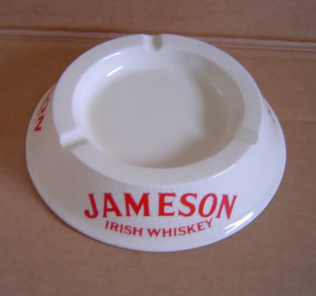 Jameson Irish Whiskey 8" Ash Tray 80 Proof Calvert Distillers Co NYC NOS