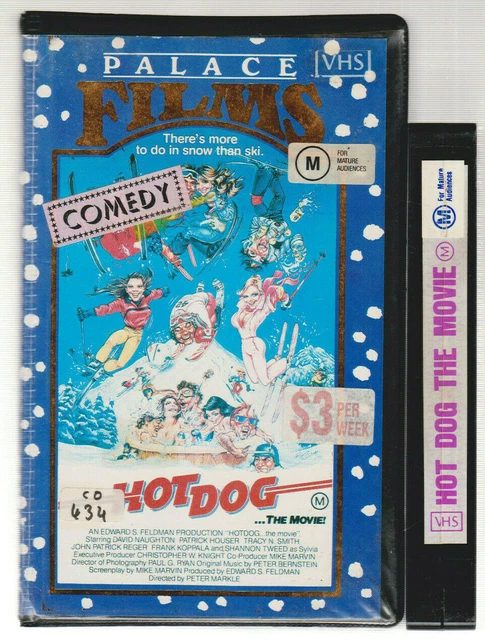 RARE VHS Video Tape HOT DOG THE MOVIE Clamshell Ex-Rental Palace Films