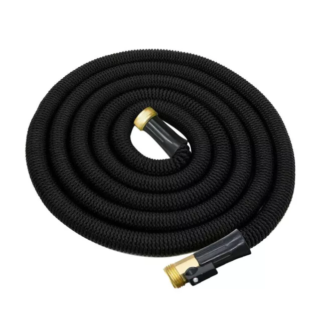 Expandable Garden Hose Heavy Duty Flexible Garden Water Hose+ Metal Hose Nozzle 2