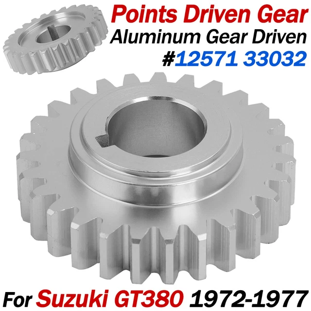 GT380スズキ プラスチックドリブンギア 12571-33032 originate_gt380-geardriven04