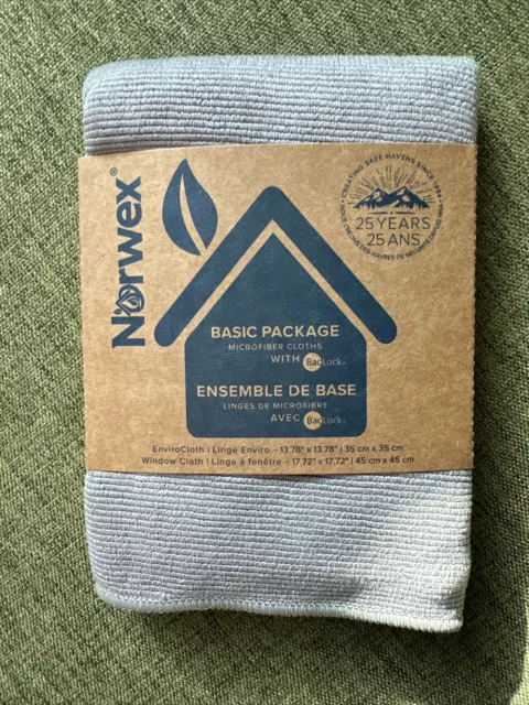 Norwex Basic Package, EnviroCloth + Window Cloth.