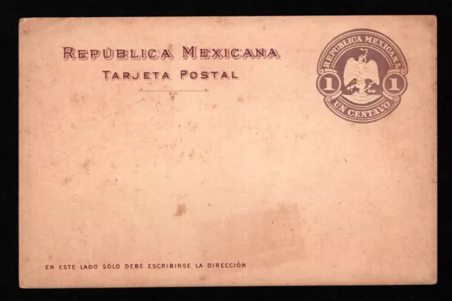 OPC Frühe Mexico 1c Ganzsachen Karte Ungebraucht 45785