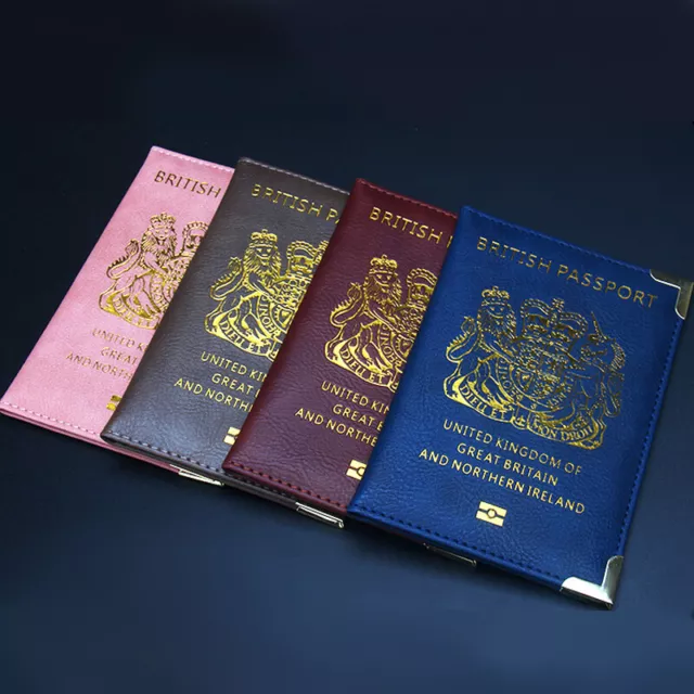 Passport Cover New Passport Holder For UK & European PU Leather UK