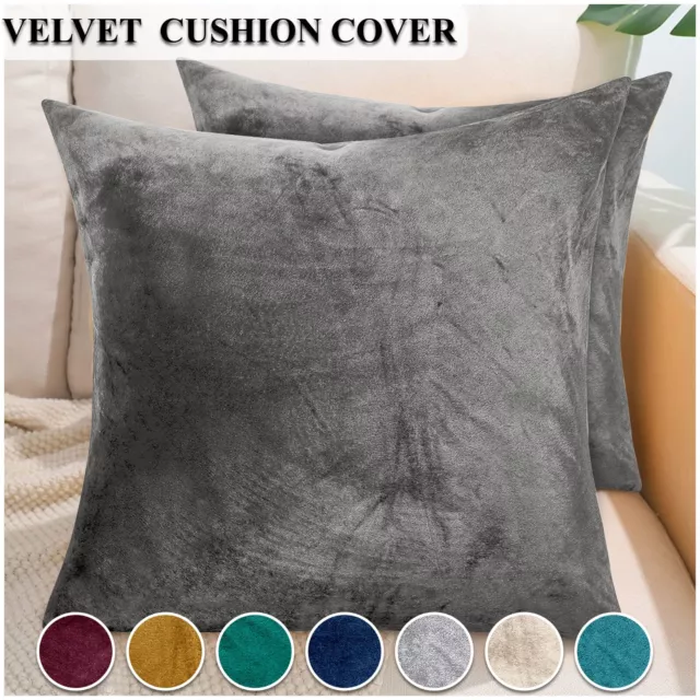 "Peluche Copricuscino Velluto Copricuscino Divano Copricuscino Extra Morbido 18x18"