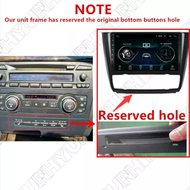 9'' Car Stereo Radio GPS WiFi For 2004-2011 BMW 1-Series E88 E82 E81 E87 Auto AC 2