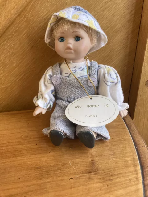 Porcelain Doll Sitting Baby 'Barry'