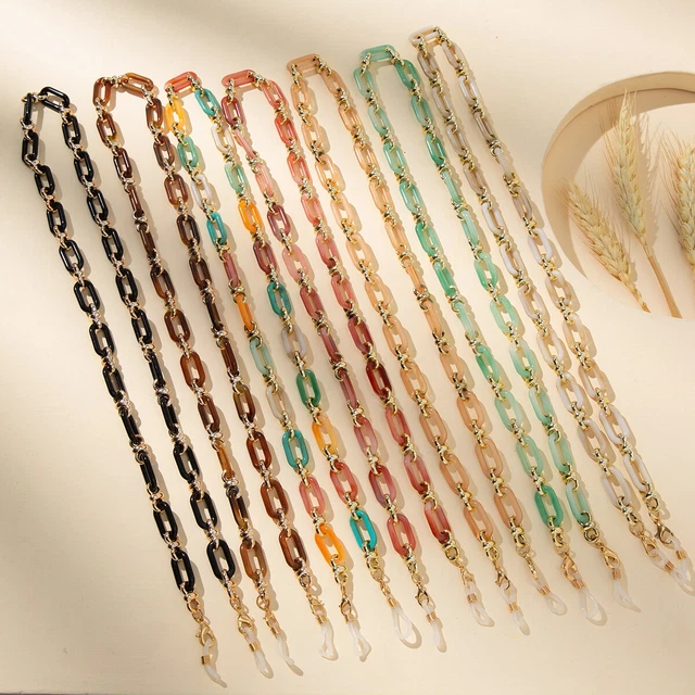 Non-slip Neck Strap Neckband Metal Chain Eyeglass Lanyard Glasses Chain