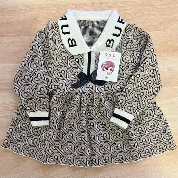 PULLOVER AUTUMN FASHION Baby Knit Sweater Dress $24.00 - PicClick