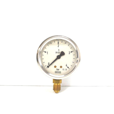 WIKA Glycerin-Manometer waagerecht (CrNi/Ms), 63mm, 0-10 bar Eco WIKA Glycerin-Manometer waagerecht (CrNi/Ms), 63mm, 0-10 bar Eco