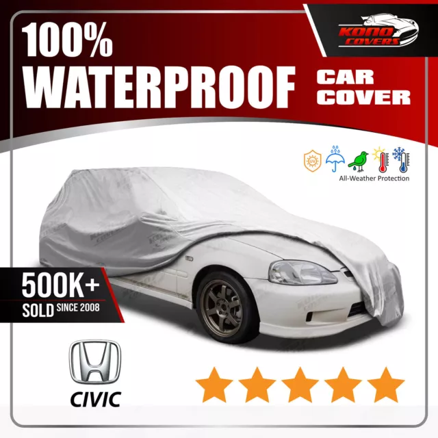 Fits HONDA CIVIC Hatchback 1996-2000 CAR COVER - 100% Waterproof Breathable