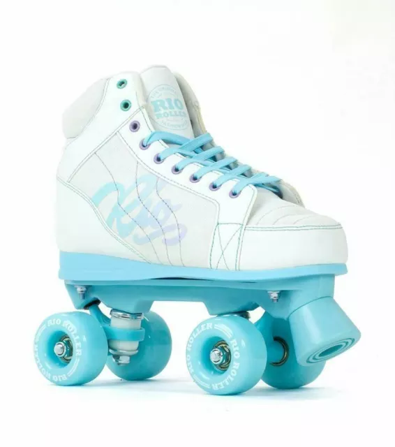 Rio Roller Lumina Roller/Quad Skates - White/Blue