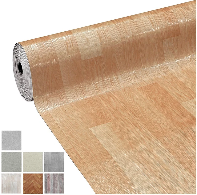 Revêtement De Sol PVC En Rouleau – Design Bois, Marbre Ou Carreaux – 1 Mm D'épaisseur, 100 Cm De Large