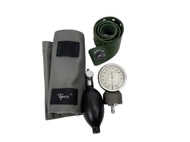 Vintage Tycos Sphygmomanometer pieces and CIBA Simplex Constrictor