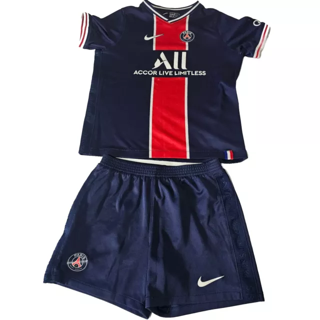 PSG Fußball-Kit 2019/2020 Kinder Größe 116-122/7 Jahre alt