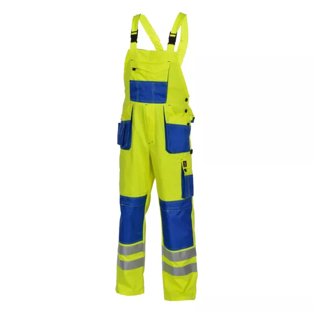 Arbeitslatzhose PROMAN Schutzhose Latzhose Warnschutzhose Sicherheitshose Hose