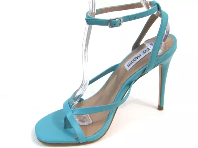 Steve Madden Amada Heeled Sandal (Women's) - Teal - 6.5 2