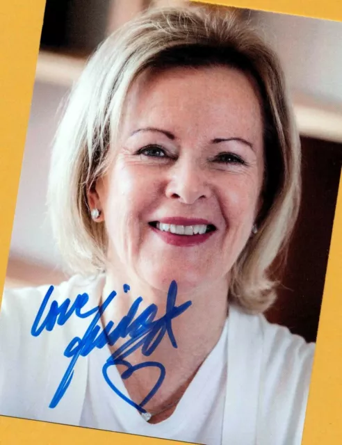 Anni-Frid Lyngstad (3) ABBA  Autogramm Bild - Print Copie + AK Bild ABBA -gratis