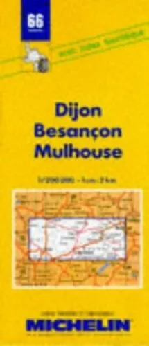 Michelin Map 66 Dijon, Besancon, Mu... by Michelin Travel Publ Sheet map, folded