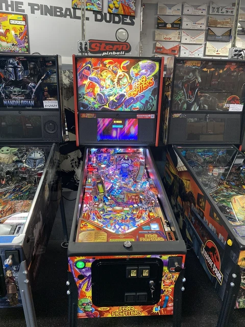 2023  Stern Foo Fighters Premium Pinball Machine In Stock Now Not July Stern Dlr