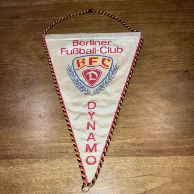 alter DDR Wimpel BFC Dynamo Berliner Fußball - Club pennant selten