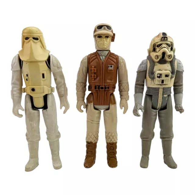 Star Wars Vintage 1980-82 Kenner Hoth Crew Set 3 Figures