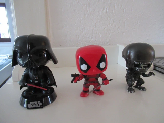 Funko POP!  Star Wars Darth Vader Alien Spiderman Marvel DC Wackelkopf Konvolut