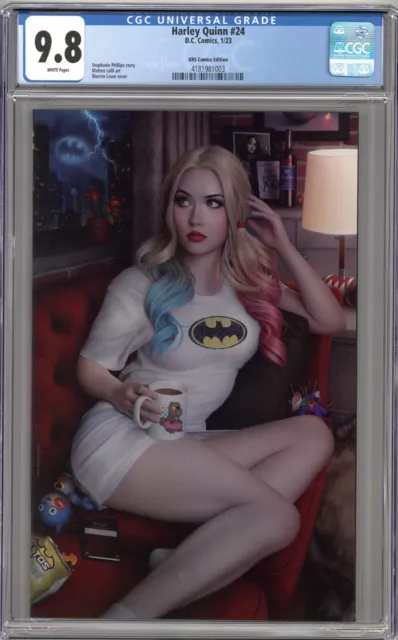 Harley Quinn #24 (2023) CGC 9.8 NM/M - Warren Louw Virgin Variant Cover B