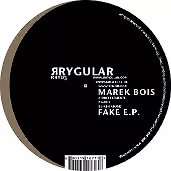 Marek Bois - Fake E.P., 12",  (Vinyl)