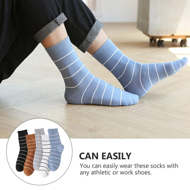 5 Pairs Chaussettes Épaissies Chaussettes Pour Hommes D'hiver 8