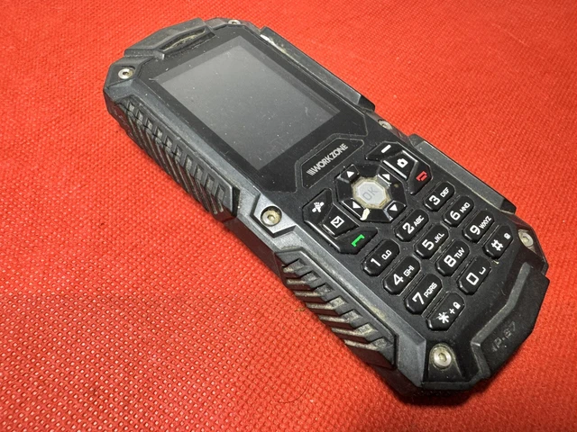 WORKZONE ALDI RUGGED 128 Black Mobile Phone Incomplete Faulty Damage No ...