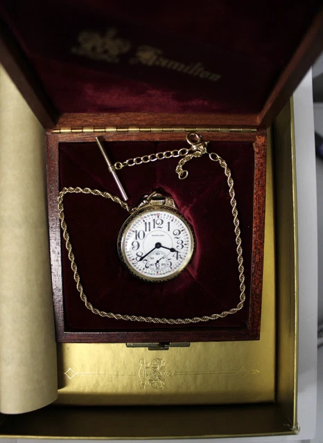 Montre De Poche Hamilton Railway Special 10k Gold Filled - 21 Rubis - Occasion