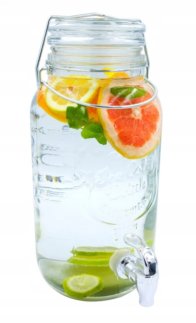 2L Getränkespender Mit Zapfhahn – Praktischer Dispenser Für Partys, Garten & Outdoor