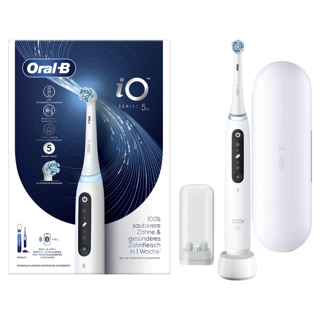 Oral B Elektrische Zahnbürste 2er Set ORAL-B IO SERIES 9 Special Edition Elektrische Zahnbürste - White