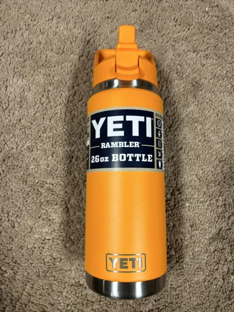 Yeti Rambler 26oz Bottle 🦀King Crab Orange KCO-NWT Discontinued RARE