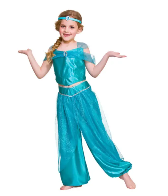 SALE Princess Arabian Jasmine Disney World Book Day Girls Fancy Dress Costume