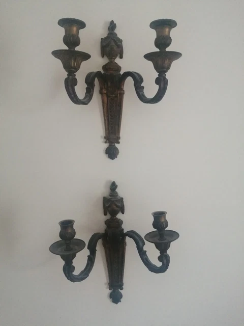 Paire d'appliques de style Louis XVI. - Les Puces de Paris Saint-Ouen